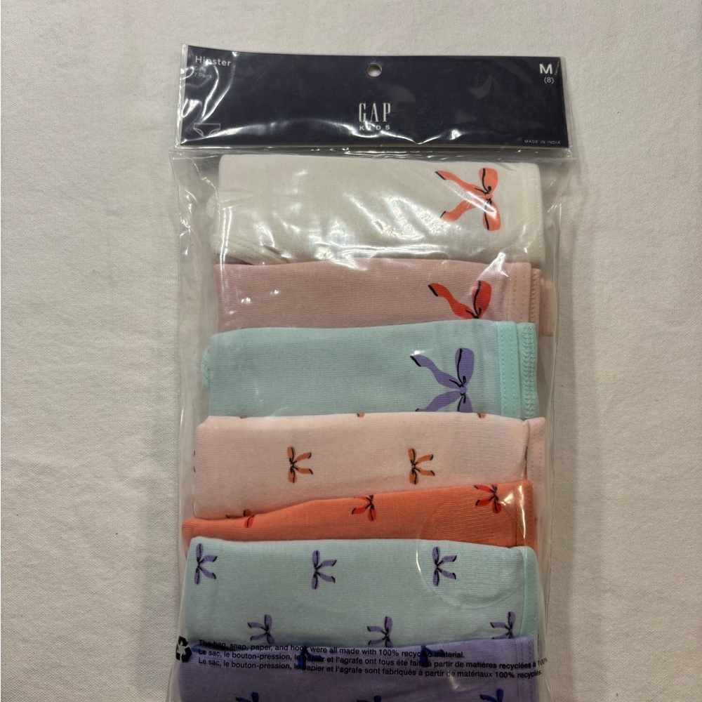Hanna Andersson Women's Bow Patterned Socks Set - Pink, Mint, Orange
